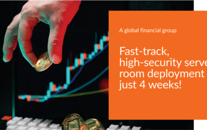  Fast‑Track, High‑Security Server‑Room Deployment for a Global Financial Group in just 4 weeks!